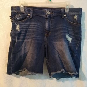 Rock & Republic Distressed Shorts Size 12